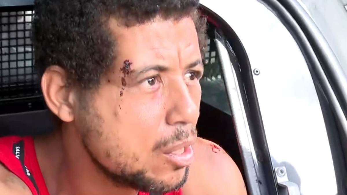 Geovane Rosário dos Santos, de 38 anos, foi agredido e depois levado para a delegacia