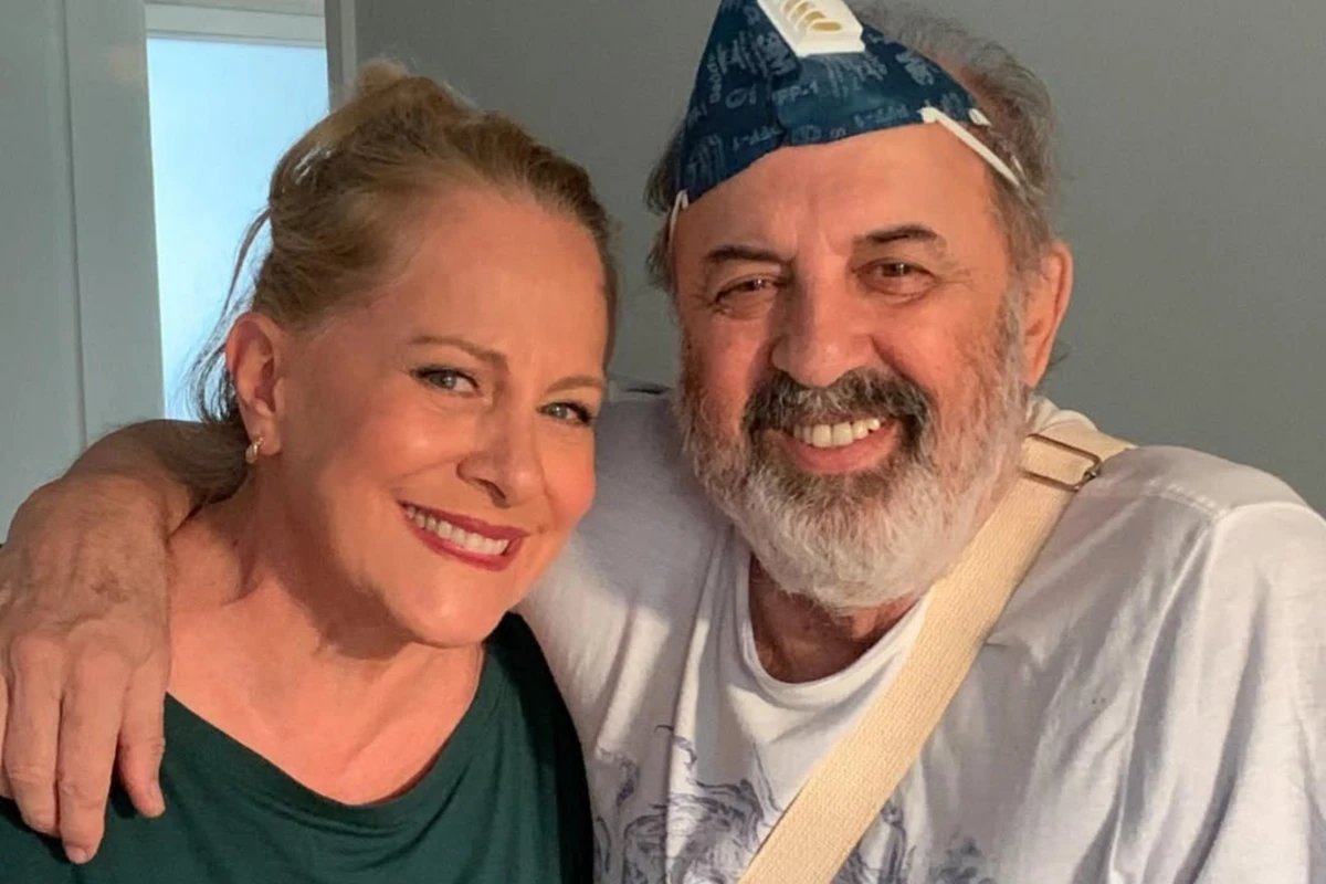 Lucinha Lins e o esposo Cláudio Tovar