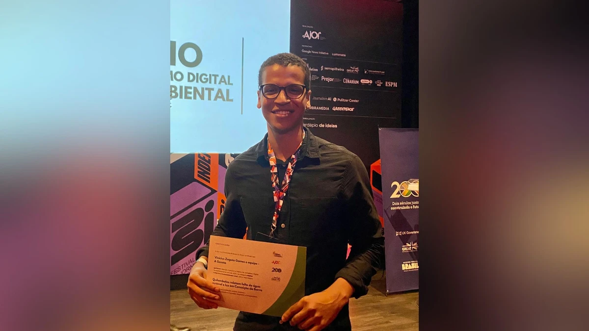 Reportagem especial de A Gazeta recebe menção honrosa em Prêmio de Jornalismo Digital Socioambiental - repórter Vinicius Zagoto