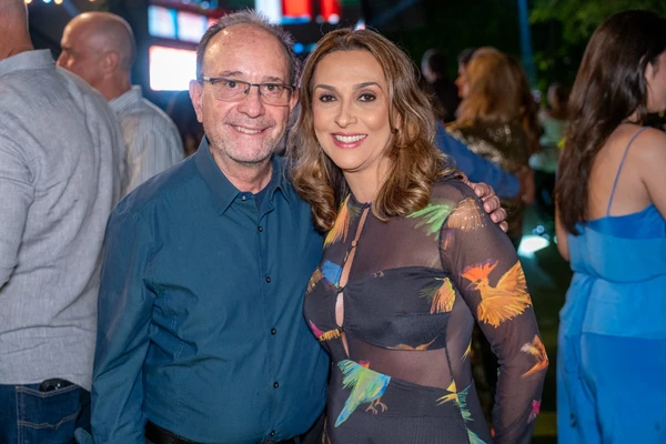 Sérgio Solelino e Fábia de Sá