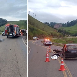André Luiz Oliveira Cunha, de 47 anos, morreu no local; condutor do automóvel não tinha Carteira Nacional de Habilitação (CNH)