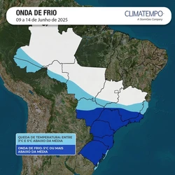 Temperaturas no ES podem cair até 5°C abaixo da média; onda de frio segue até sábado (14), com maior impacto durante as noites e madrugadas