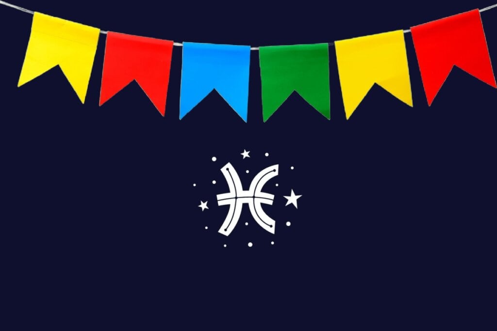 Os nativos de Peixes se encantam com as luzes, as músicas e o clima romântico das festas juninas (Imagem: Tatyana Gubina e Pixel-Shot | Shutterstock)