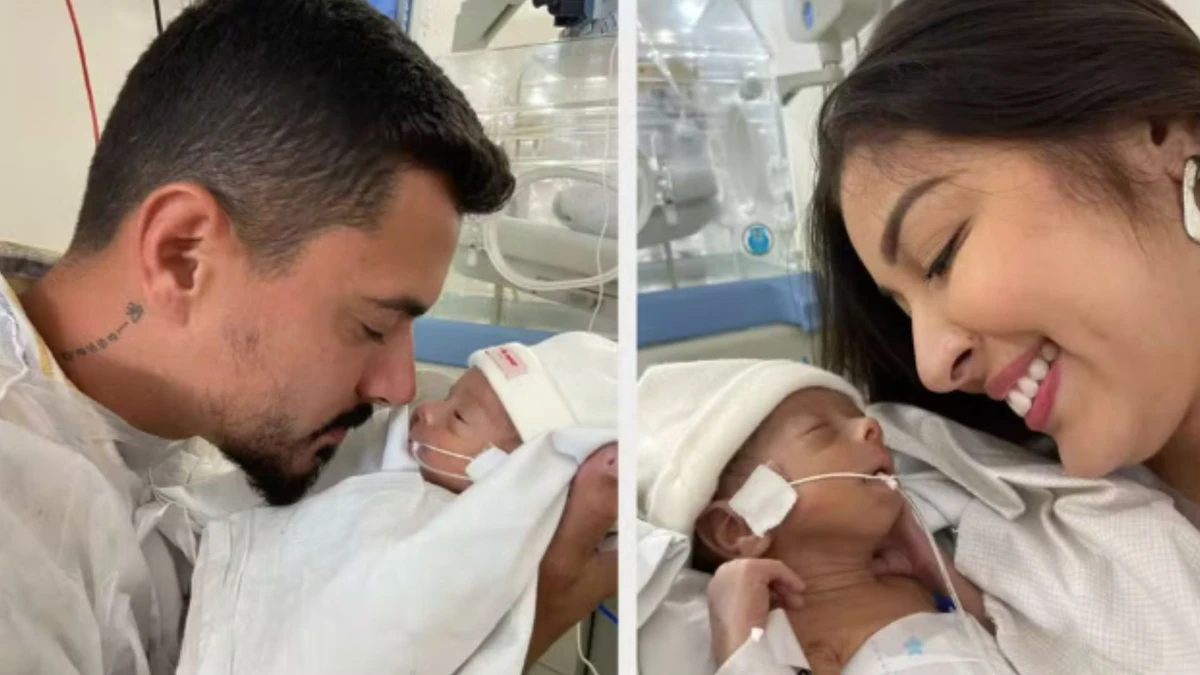Gabriele e Alef comemoraram um ano de relacionamento com pedido de casamento especial em hospital do Espírito Santo.