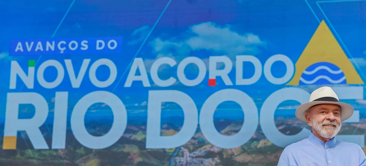 Presidente Luiz Inácio Lula da Silva anuncia investimentos do novo acordo do Rio Doce