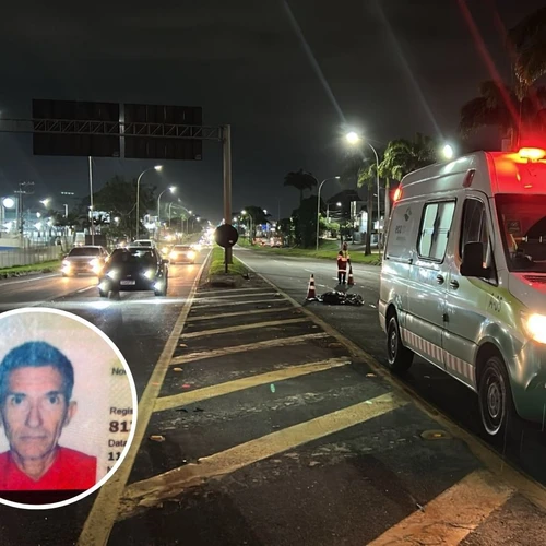 Imagem - Pedestre morre atropelado ao tentar atravessar na BR 101 na Serra
