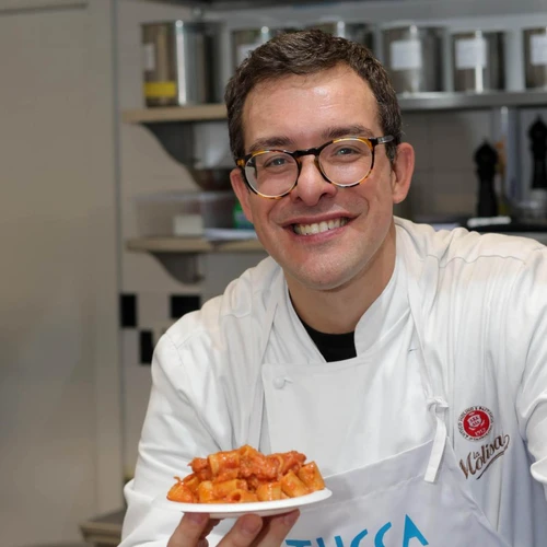 Chef italiano Antonio Maiolica