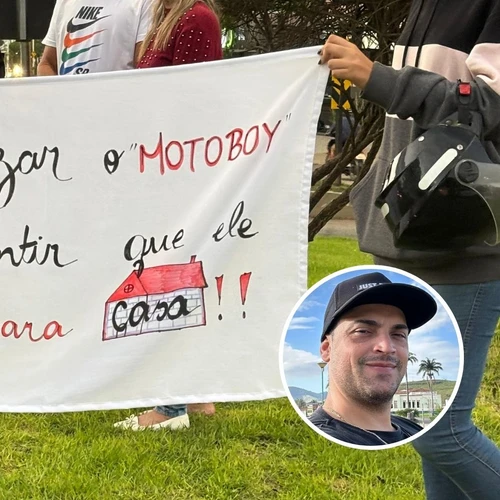 Imagem - "Motociata" homenageia entregador que morreu em acidente em Castelo