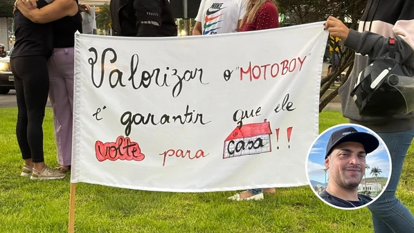 Vinilson de Lacerda Mangifeste, de 35 anos, estava realizando uma entrega de açaí na noite de sábado (7) quando colidiu com um carro e não resistiu