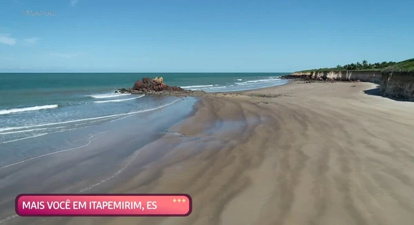 Mais Você exibe imagens de praia em Itapemirim