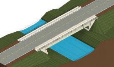 Ponte Rodoviária no projeto do Ramal Anchieta por Reprodução/Rima