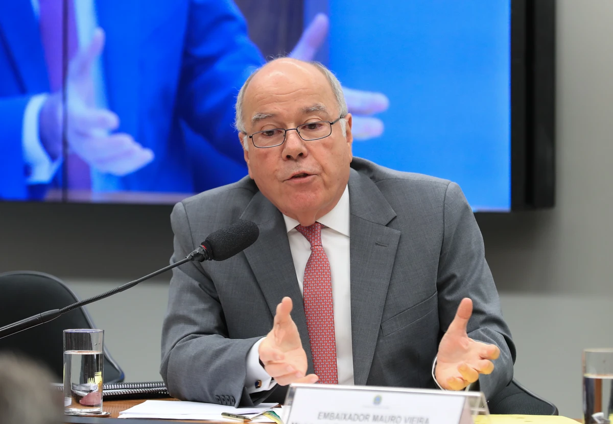  O ministro das Relações Exteriores, Mauro Vieira