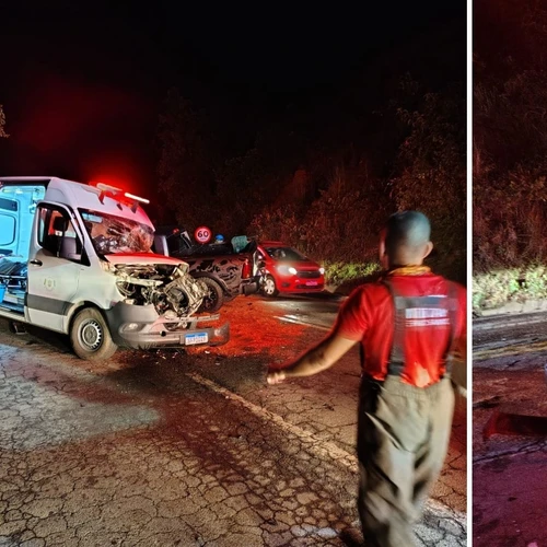 Imagem - Acidente com três veículos deixa cinco feridos na BR 262