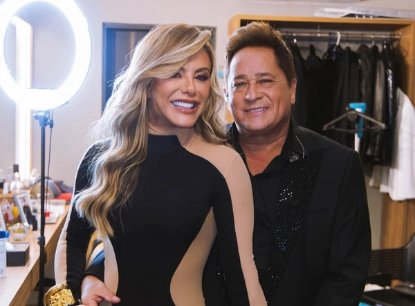 Poliana Rocha e Leonardo