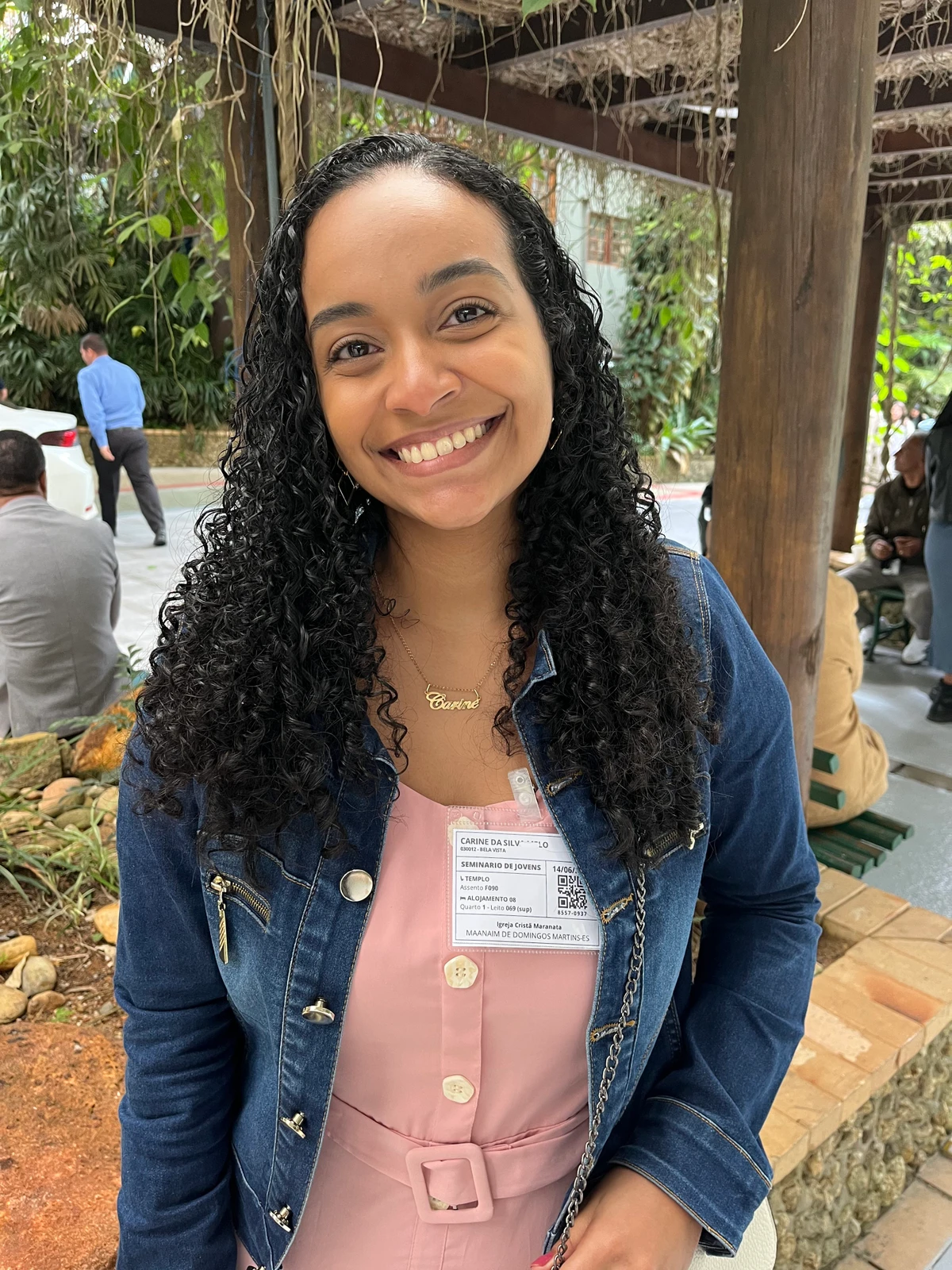 A jovem Carine da Silva Melo, de 22 anos, veio de Teixeira de Freitas, na Bahia