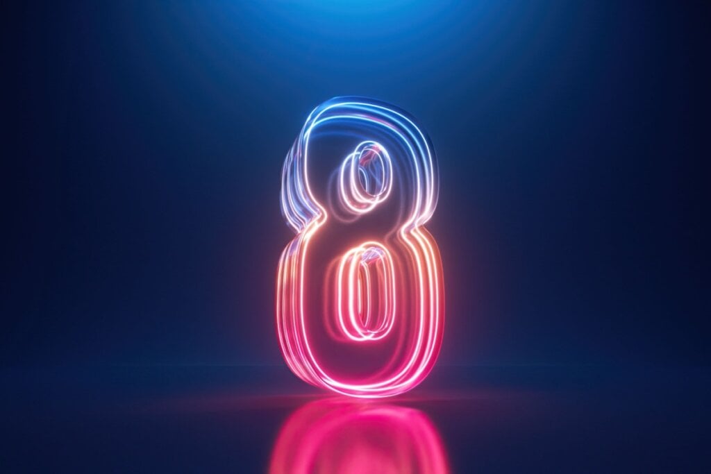 O número 8 está ligado ao equilíbrio e à justiça (Imagem: wacomka | Shutterstock)