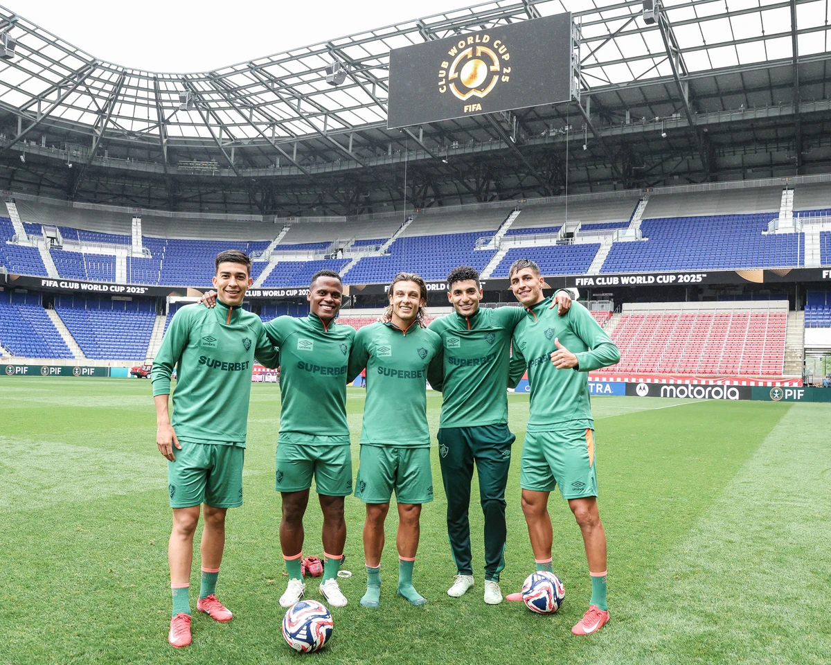 Fluminense treina na Sports Ilustrated Arena, em Nova Jersey.