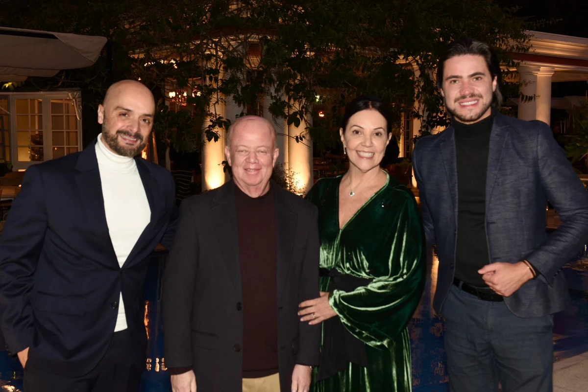 Frederico Gouveia, Ricardo Rabinovitch e Lilian Rabinovitch e Roger Bongestab