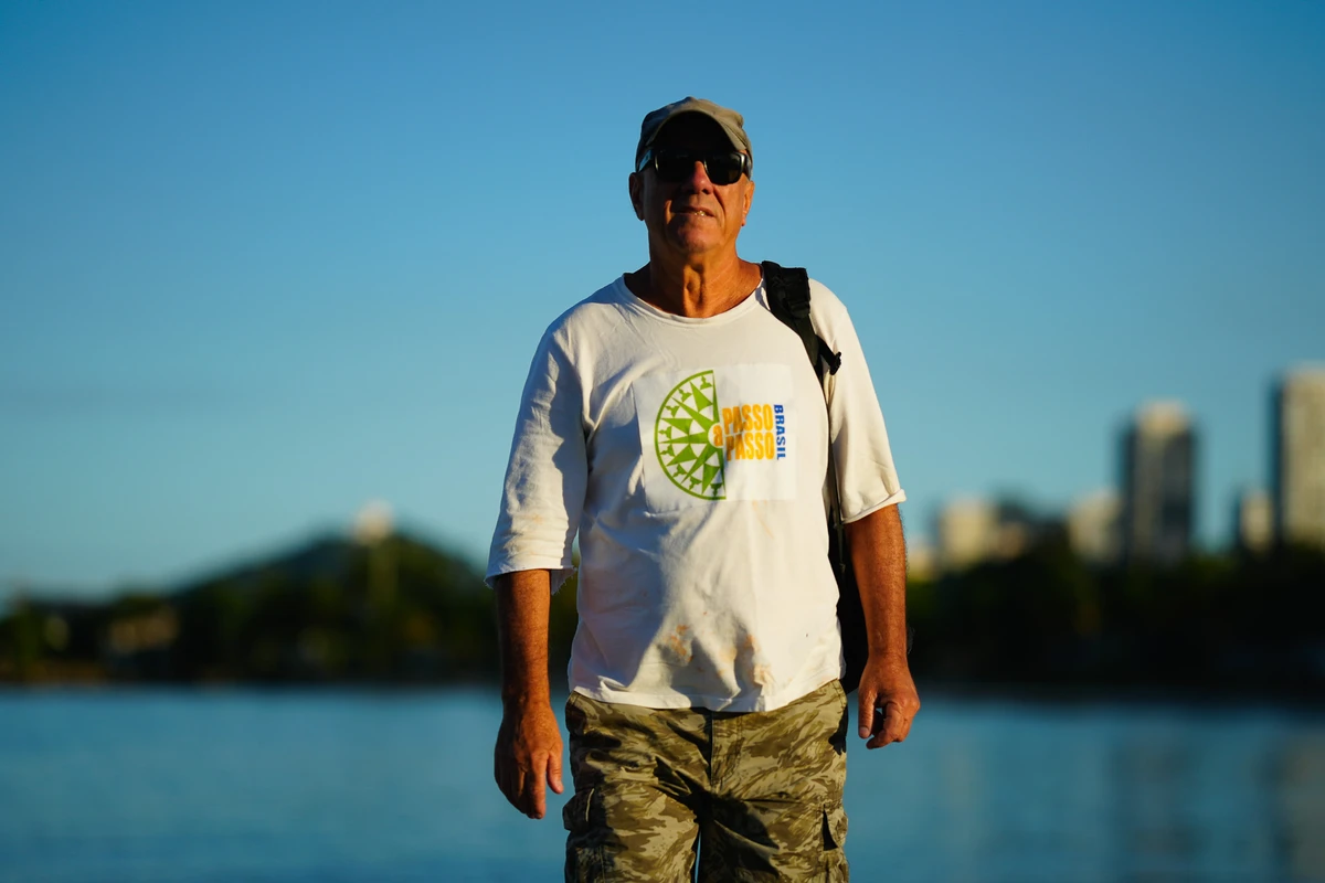 Sergio Rondelli, geógrafo, caminhou por todo litoral brasileiro