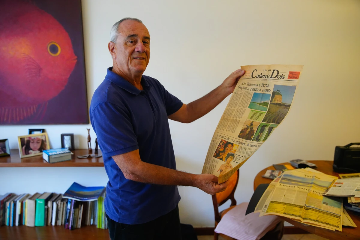 Sergio Rondelli, geógrafo, caminhou por todo litoral brasileiro