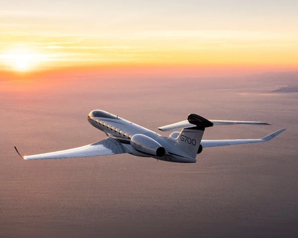 O Gulfstream G700 é o jato executivo de última geração mais moderno do segmento e apresenta elevado nível de luxo e autonomia  por Divulgação/Prime You e Gulfstream