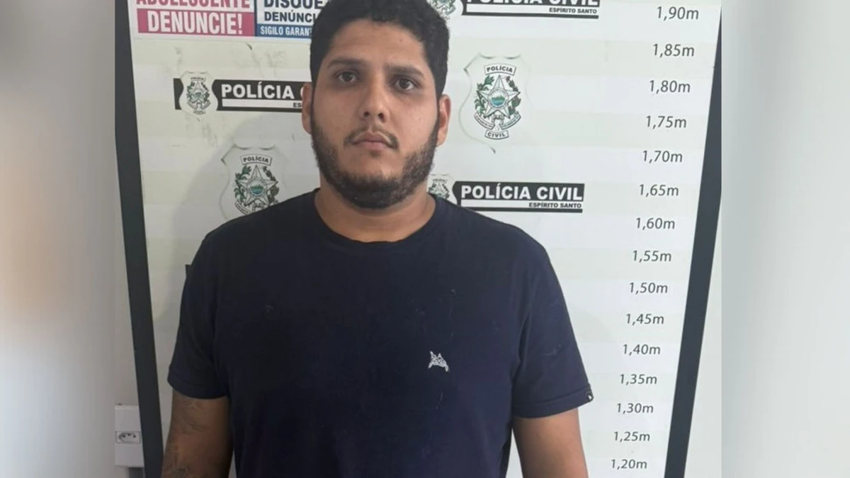 Felipe Silva Rodrigues, preso por envolvimento no sequestro de adolescente em São Mateus