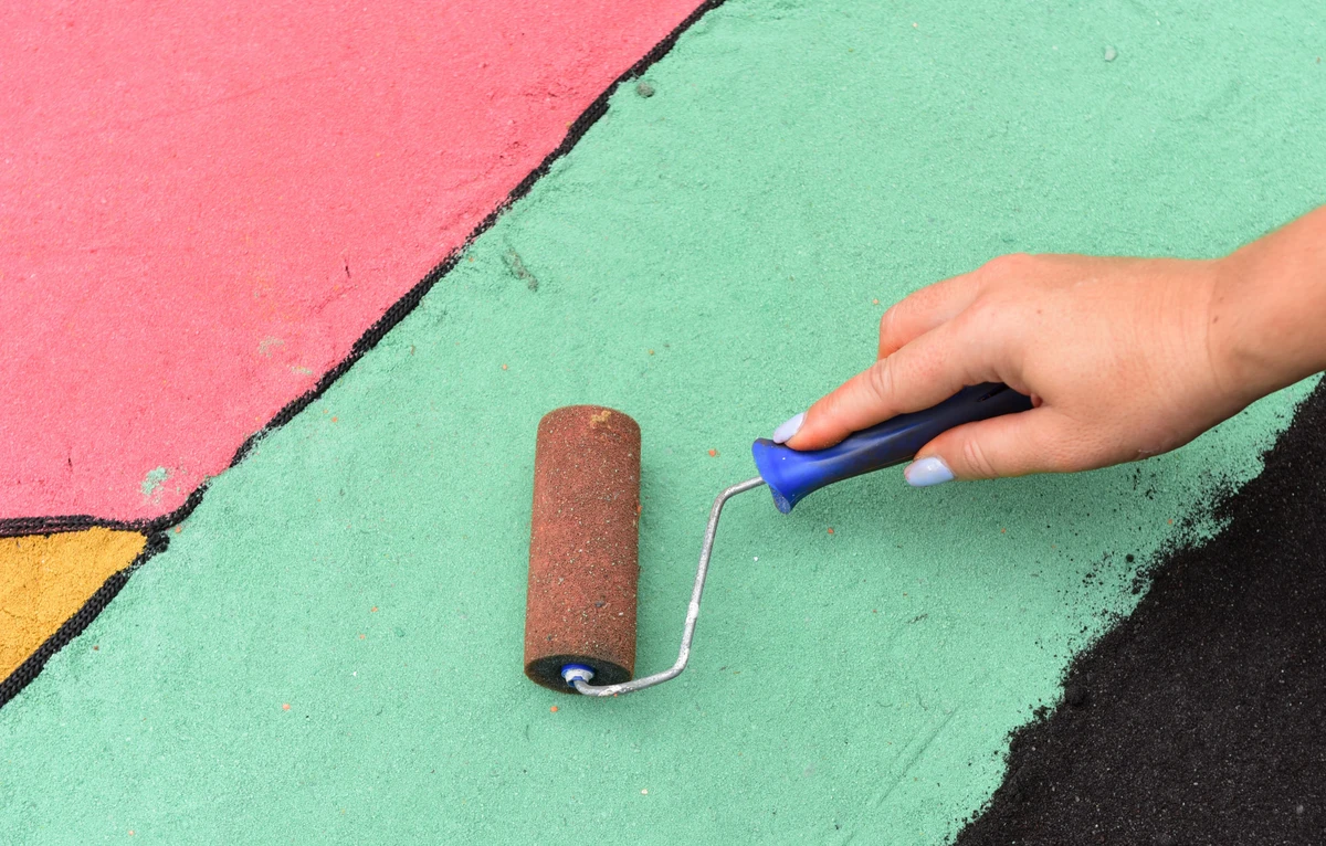 Confecção dos tapetes de Corpus Christi em Jardim da Penha, Vitória, nesta quinta-feira (19) por Ricardo Medeiros