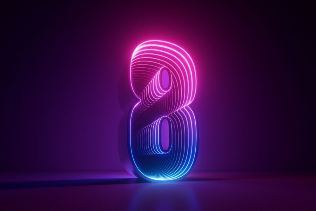 O número 8 está ligado à prosperidade, à abundância, à manifestação de desejos e à justiça (Imagem: wacomka | Shutterstock)