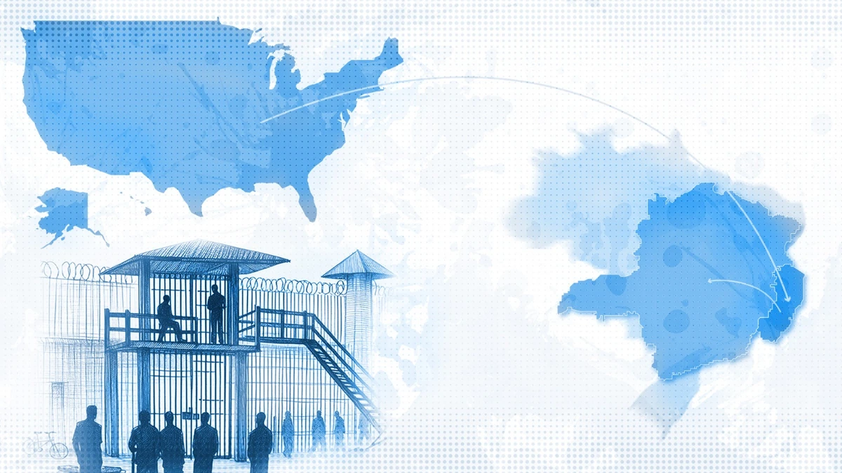 Preso / denúncia EUA / filha