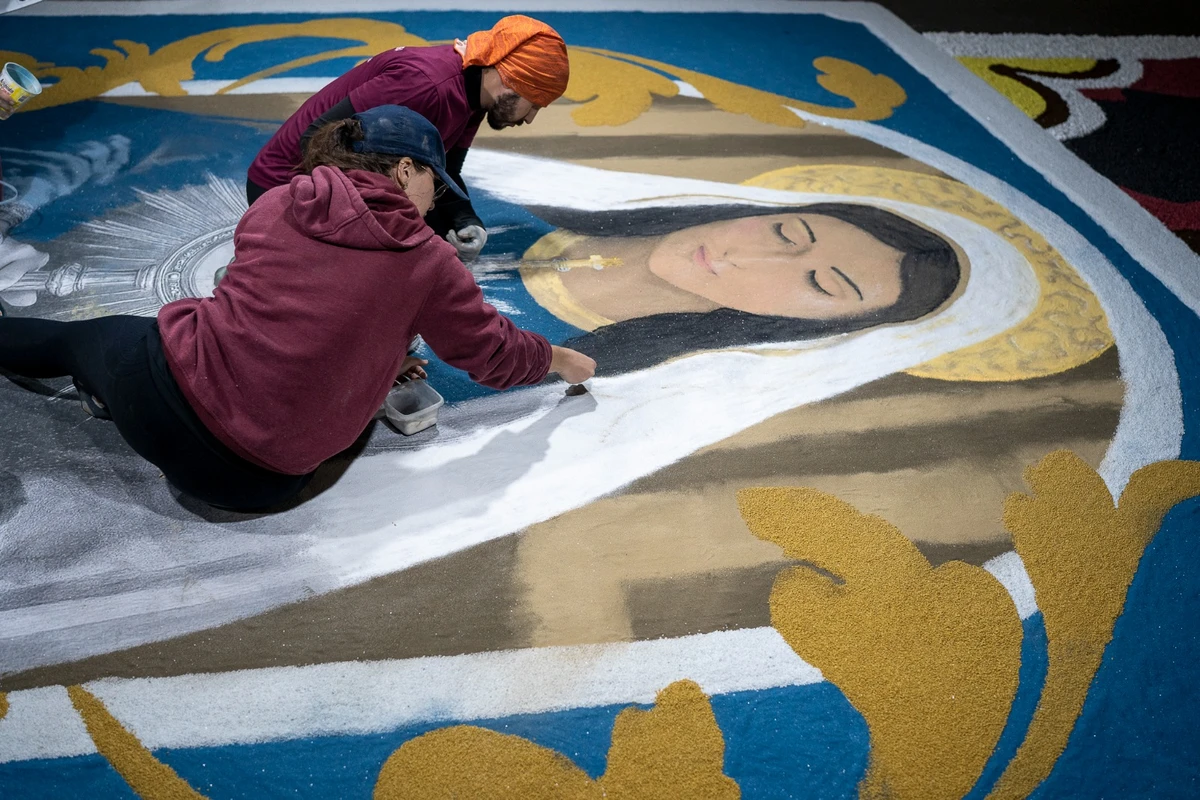 Tapetes de Corpus Christi em Castelo 2025 por Vitor Jubini