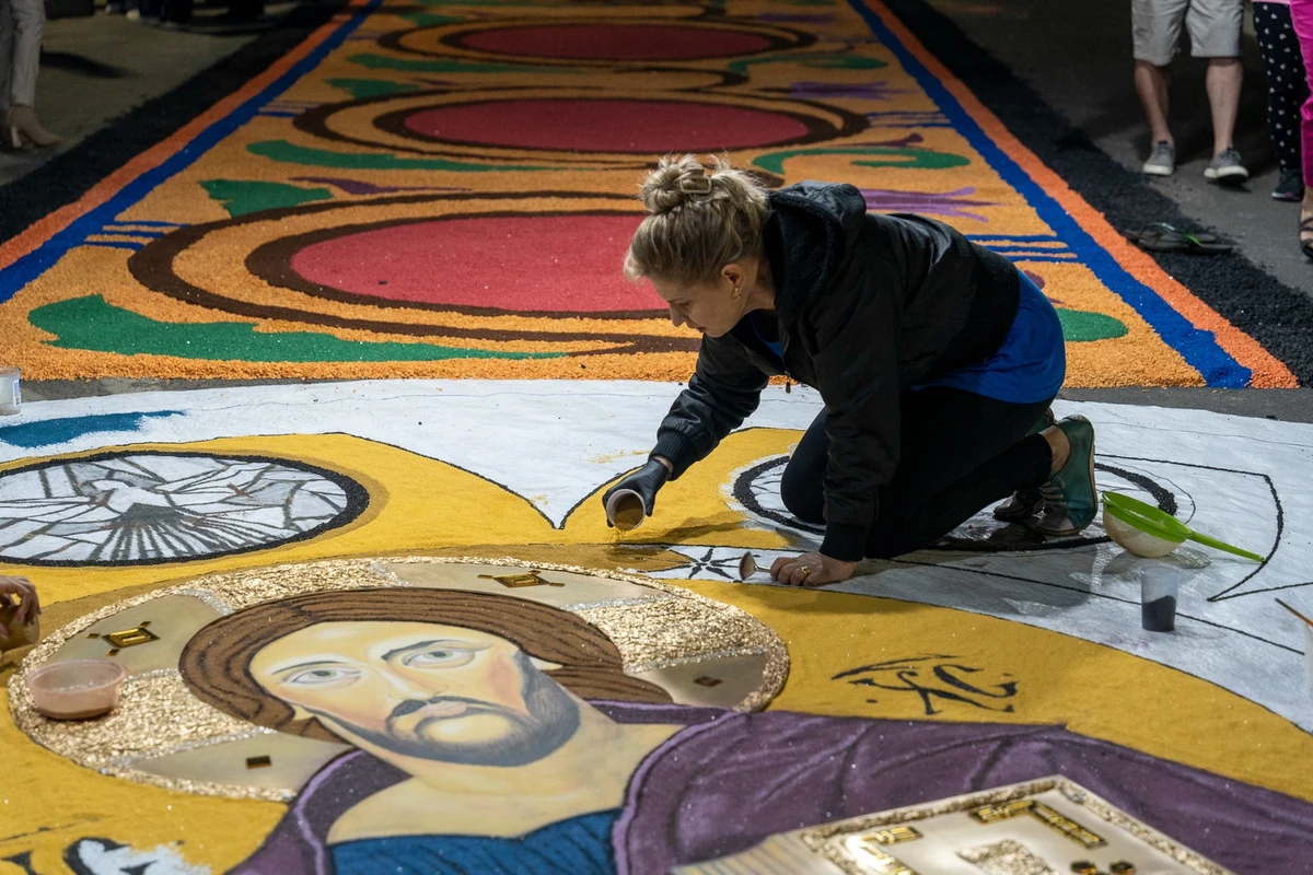 Tapetes de Corpus Christi em Castelo 2025 por Vitor Jubini