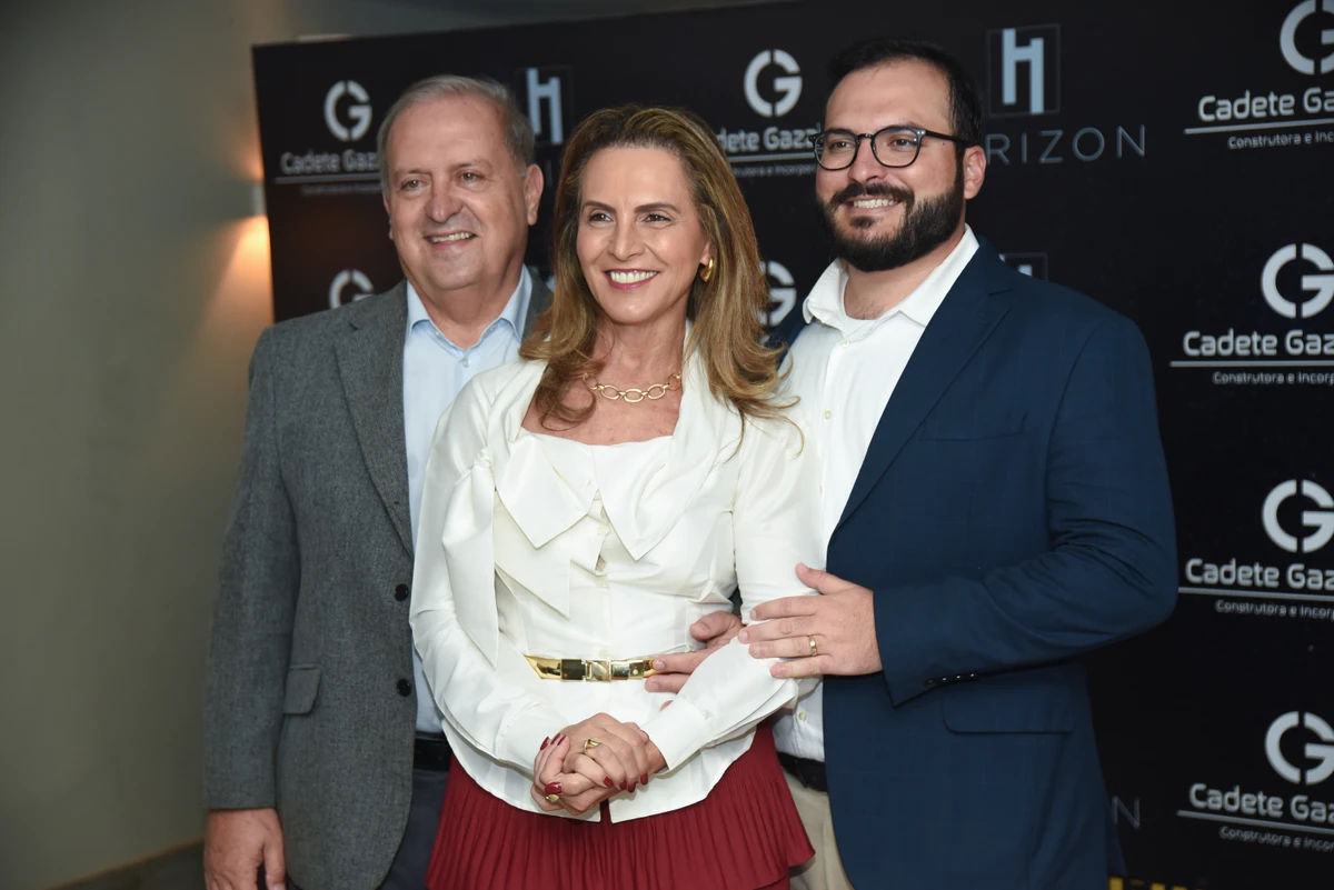 Guilherme, Denise e Vinicius Gazzinelli