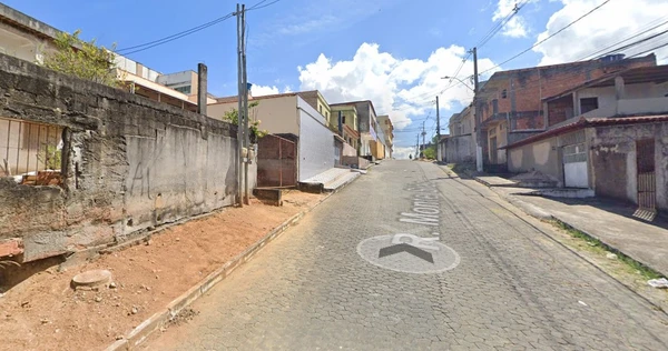 Rua Monte Sião, em Cariacica, onde ocorreu ação policial