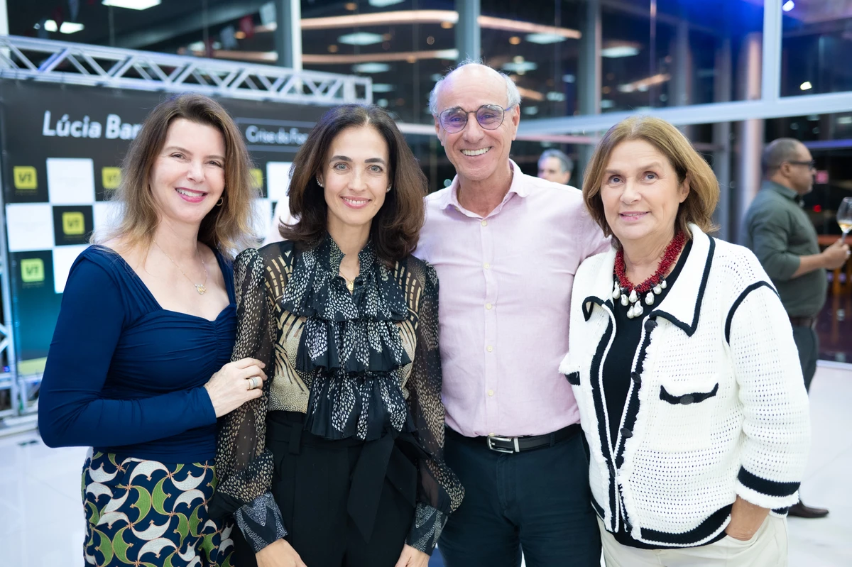 Simone Loureiro, Lúcia Barros, José Luis Galveas e Tereza Aragão