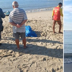 Corpo de um homem de 46 anos foi avistado por pescadores e retirado do mar na manhã deste sábado (21)