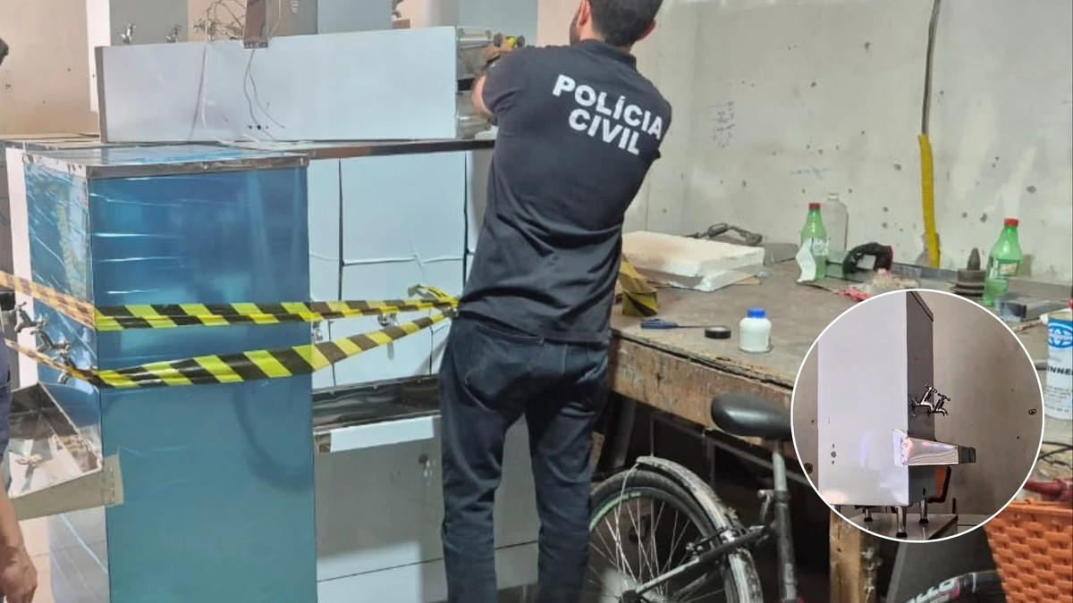 Fábrica clandestina de bebedouros é interditada em Vila Velha
