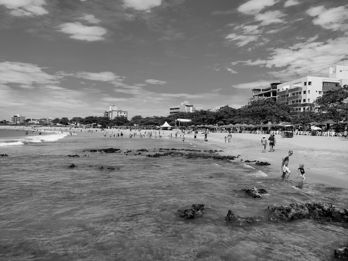 Praia de Castelhando em Anchieta