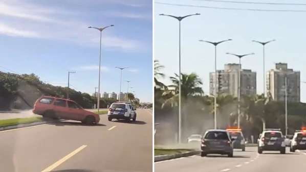 Caso aconteceu na tarde de terça-feira (24) e começou na altura de Jardim da Penha; três pessoas foram presas