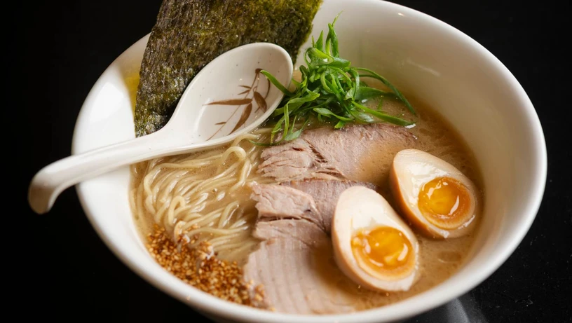 Ramen de missô do Suzushi Restaurante 