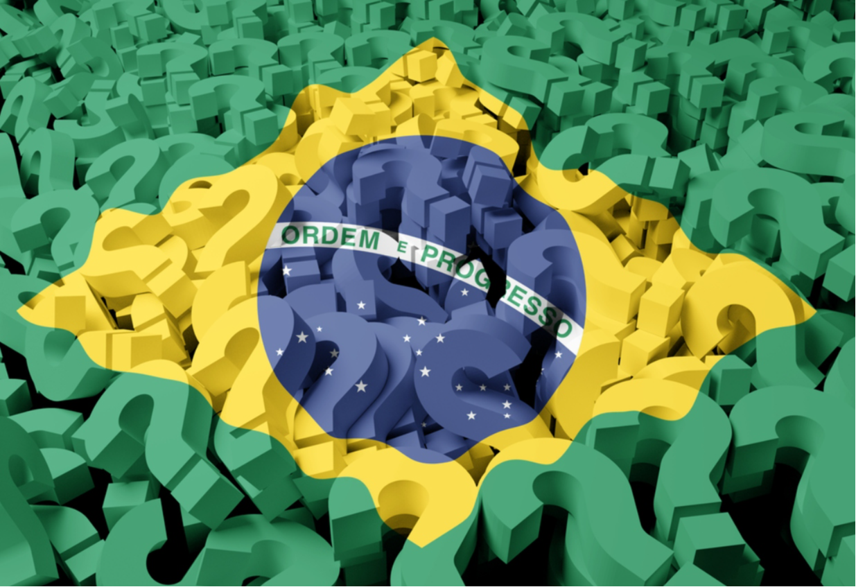 Incertezas internas que se somam às externas impactam o Brasil . Crédito: Shutterstock