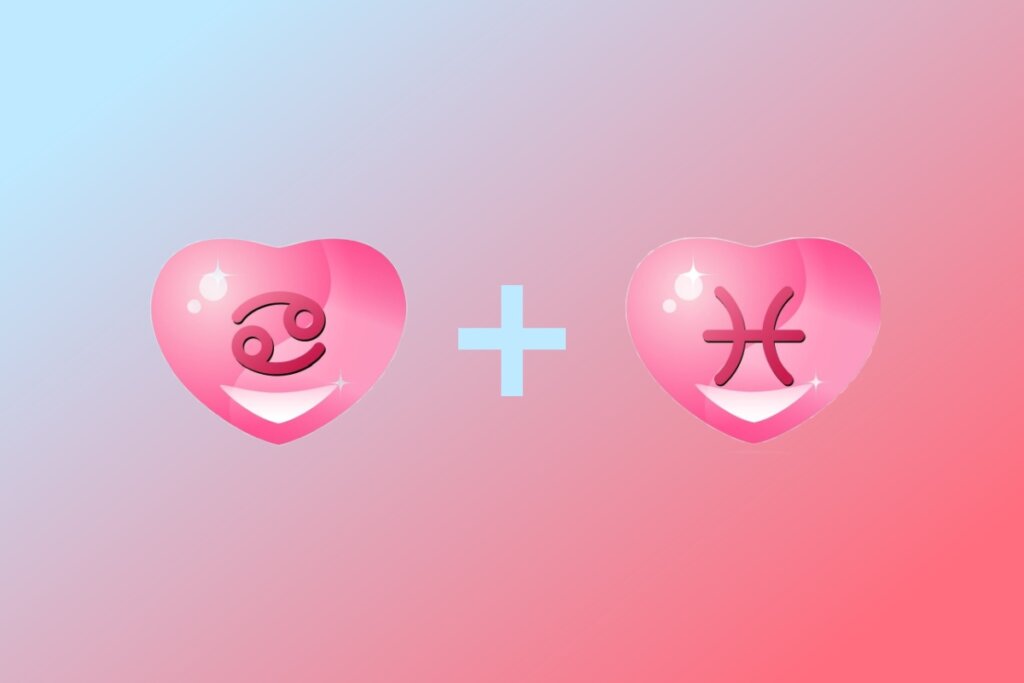 A combinação Câncer e Peixes desperta forte identificação emocional, mas requer praticidade para manter a harmonia (Imagem: Grey Kitten | Shutterstock)