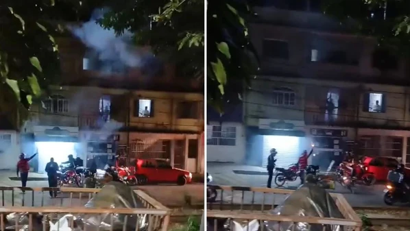 Tiro foi disparado no momento em que manifestação acontecia, na região do bairro Rosa da Penha, conforme boletim de ocorrência da PM