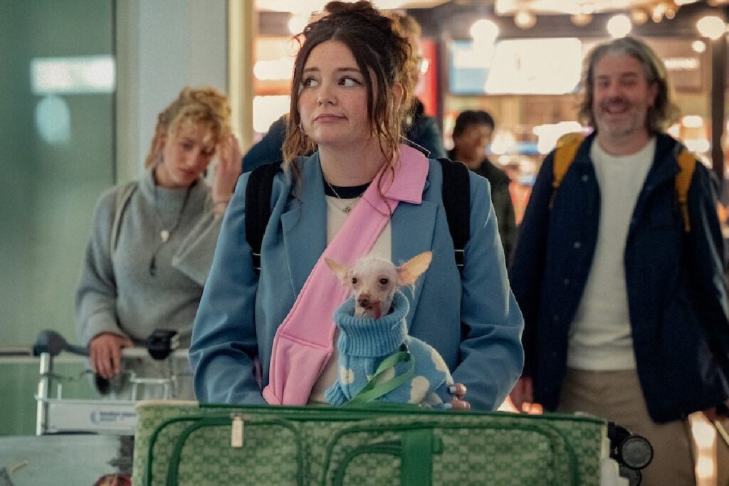A série “Too Much” mostra uma nova-iorquina em crise emocional descobrindo novos caminhos ao lado de um músico excêntrico (Imagem: Reprodução digital | Netflix)