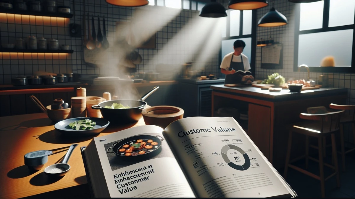 Menu de qualidade sempre acompanha um prato principal e uma sobremesa deliciosa.