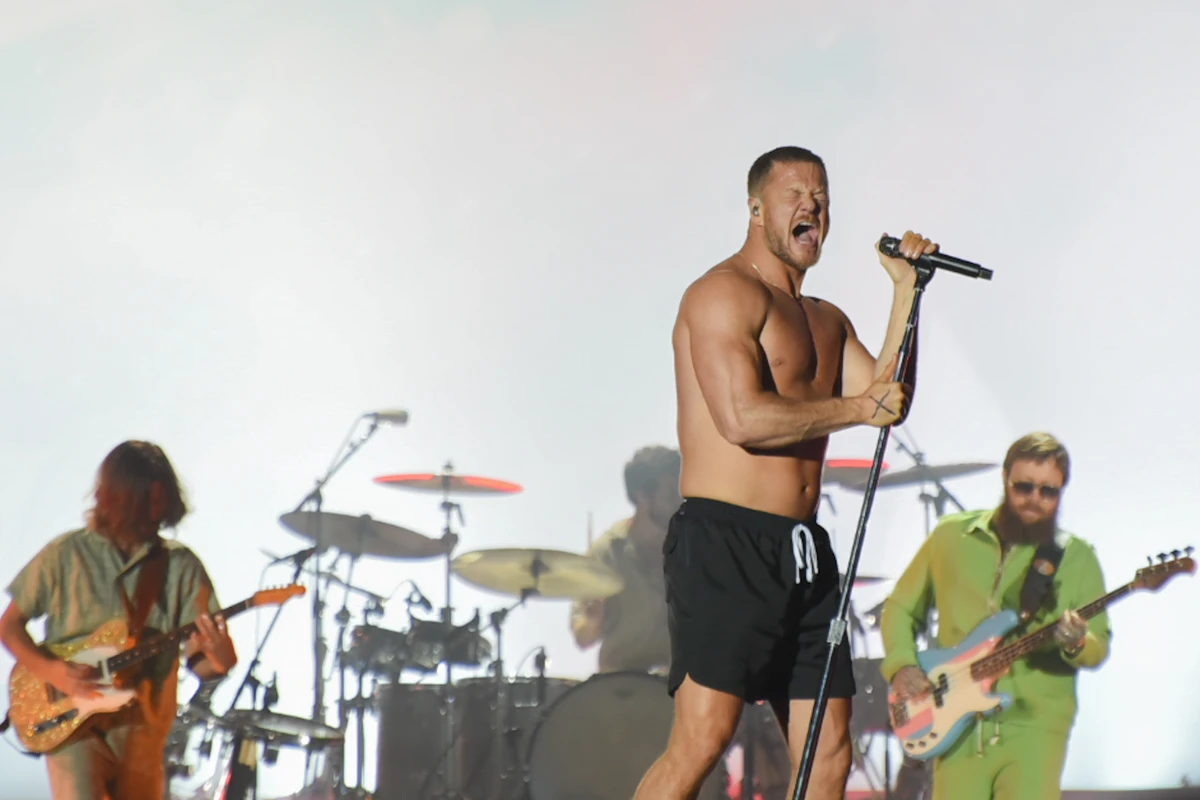 Show da banda Imagine Dragons, na edição comemorativa de 40 anos do Rock In Rio