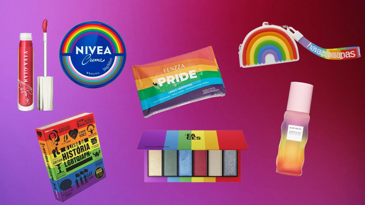 Vitrine de produtos LGBTQ+