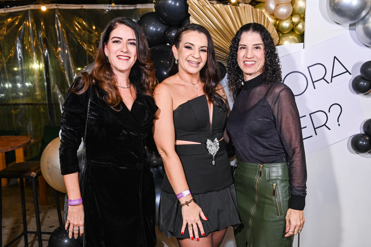 Andreza Devens, Tatiane Emerich e Giovana Gama