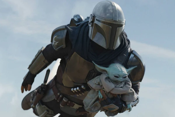 Cena de 'The Mandalorian', da Disney+
