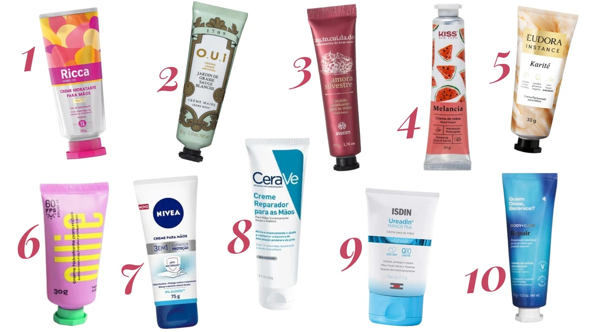 Creme para as mãos