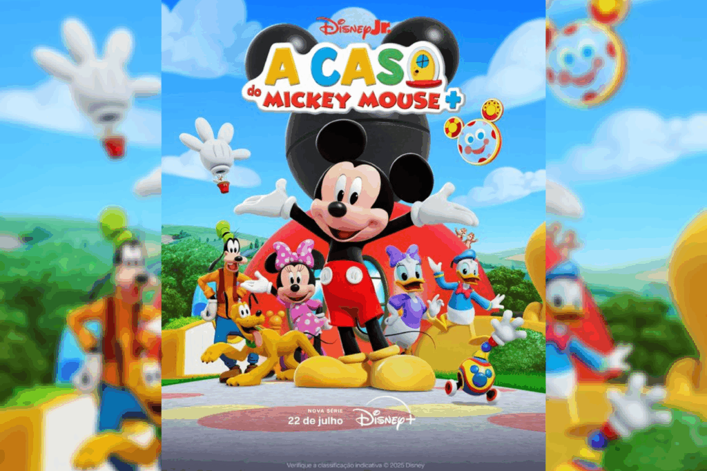 “A Casa do Mickey Mouse+” é a nova fase da clássica série infantil, com personagens antigos, novos amigos e espaços inéditos para diversão na Clubhouse (Imagem: Reprodução digital | Disney+)